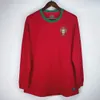 1998 Portugal jersey # 7 FIGO Dimas Couto Sousa 포르투갈 레트로 축구 유니폼 1998 클래식 카미 시아 축구 셔츠 빈티지 Camisa de futebol 홈 다크 레드