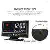 Table Clocks Weather Clock Time/date/week/alarm/temp/humidity/weather/snooze Indoor Digital Display Led Snooze Station Screen Alarm