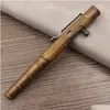 Handgereedschap Bolt Action Pen Massief Messing Edc Sixedge Pocket Metaal Tactisch Met Vullingen En Clip Handtekening Zelfverdedigingstool Drop Deli Otkoe