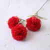 3 teste di fiori di ibisco palla guida stradale per matrimoni decorazione di composizioni floreali decorazione di fiori finti fiori di nozze decorazione della casa EH