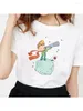 Men's T Shirts Harajuku Graphic Oversized Shirt Streetwear Unique Cute Cartoon Camisetas Mujer Ropa Gift Fashion