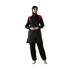 Vêtements ethniques 3pcs femmes musulmanes à manches longues maillot de bain modeste burkini islamique maillot de bain maillot de bain arabe fermeture éclair plage nager