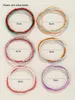 Strand 20 Women's Boho Chic Glass Rice Pärlor Stapble Color Armband Set