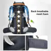 70L Camping Rucksack Herren Reisetasche Kletterrucksack Großes Wander-Aufbewahrungspaket Outdoor Bergsteigen Sport Umhängetaschen 240104