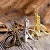 60st Eiffeltorn Keychain Retro Decorations Purse Charms Statue Model Prom French Souvenirs 240104