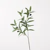 Dekorativa blommor konstgjorda växter simulering olivfrukter grön gren blommor arrangemang tillbehör hem parti ornament dekorationer