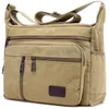 Мужские холщовые сумки на плечо, повседневная сумка-тоут, мужская сумка через плечо, роскошная модная сумка-мессенджер высокого качества 240104