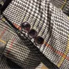 Ternos masculinos 2024 primavera blazers xadrez britânico impresso casamento negócios casual blazer terno jaqueta masculino formal plus size S-3XL