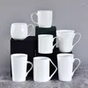 Muggar Pure White Ceramic Phnom Penh Coffee Cup Office Tea Bone Porcelain Mugg Advertising Gift