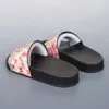 Designer Slippers Dames Bloemenbrokaat Platte Schoenen Gear Zolen Tiger Bee 2024 Zomer Trendy Straatfoto's Casual en Modieuze Strandschoenen Sandalen