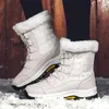 Boots Women Versatile Waterproof Non-slip And Wear-resistant Thickened Snow Comfortable Winter Warm High Top Hiking