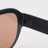 Occhiali da sole Nero Matel Cornice Ovale Per Donna Uomo Moda Retro Galsses Protezione UV Esterna Occhiali Gafas De Sol Para Mujeres