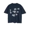 Mode décontracté hommes Kanyes classique marque de créateur High Street Reborn mousse lettre à manches courtes couple tendance T-shirt