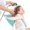 Badrumsänkor Bekvämt schampoverktyg för moderskap bärbar vikbar diskbänk med slang Easy Washing Hair 230710 Drop Delivery Home G DHKPS