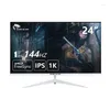 Monitors Inch IPS 144Hz 1ms FHD 1920 1080 Slim PS4 LCD Computer Game Monitor Athlete Chicken SN Drop Delivery Computers Networking DH3SZ