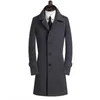 Przylot wełniany płaszcz Zimowy Pluer Duże szczupły płaszcz zwykły kaszmirowy wykop termiczny odzież wiejska plus size S-7XL8XL9XL 240104