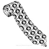 Båge slipsar quino mafalda glad ljus intelligent tjej 3d tryckning slips 8 cm bred polyester slips skjorta tillbehör parti dekoration