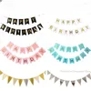 Party Decoration Multi Themes Happy Birthday Banner Baby Shower Decorations Po Booth Bunting Garland Flags