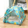 Chenil Portable pour chien et chat, tente, lit, tipi, hamac confortable fermé avec sols, maison pour animaux de compagnie, petit nid Semi-fermé, produits