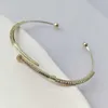 Designer skruv armband armband naglar älskar mode lyxiga smycken vårdare original trendig 18k guld diamant för kvinnor män nagel armband silver smycken armband ez1g