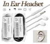 J5 Kabelgebundene Kopfhörer für Mobiltelefon-Inear-Kopfhörer, 35-mm-Sport-Lauf-Ohrhörer mit Mikrofon-Lautstärkeregler-Headsets im OPP-Beutel 6402404