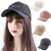 Ball Caps Retro Street Wear Dopasowanie litera haftowa moda projekt kobiety szczyt czapki koreański styl shading hat men baseball