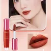 Lip Gloss HEALLOR 6 Colors Mini Matte Lipgloss Long Lasting Waterproof Nonstick Cup Liquid Lipstick Cosmetic Beauty Lips Makeup