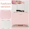 Ladies Wash Bag with Mirror LED Light Women Make Up Pouch Portable Waterproof Large Capacity Makeup Storage Box for Travel 240103