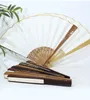 Xuan Paper Folding Fan Chinese Style Retro 10/9/8/7 Folding Blank Ancient Fan Production 240104