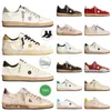 Top Cuir Daim Designer Casual Chaussures Femmes Hommes Mid Star Plate-forme Baskets Rose Noir Blanc Glitter Argent Or Vintage Italie Marque Plat Sports Formateurs