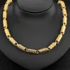 Nya modemän halsband Hip Hop Gold Chain Dubai 24K guld smycken halsband