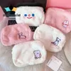 Mirosie Plush Kawaii Makeup Bag Come Cosmetic Formizy Travel Travel Devandetry Plush Plush Rabbit Makeup Pouch 240103