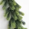 Decoratieve bloemen Kunstplanten Grote dennenwijnstok Kerstslinger Krans Xmas Home Party Decoratie Boom Rotan Hangend ornament voor kinderen