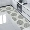 Alfombras Decoración de la habitación Alfombras de cocina con estampado de flores Juego de alfombras Súper suave Antideslizante Fácil de limpiar Decoración del hogar Alfombra de puerta Resistente al desgaste Durable