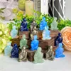 Dekorativa figurer Natural Stone Thinker Staty Nordic Art Abstract Yoga Figurine Healing Crystals Crafts Home/Desktop Decor