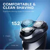 PFAY PA188 Afeitadora eléctrica para hombres Máquina de afeitar recargable Máquina de afeitar eléctrica impermeable para hombres Recortadora de barba Carga rápida USB 240103
