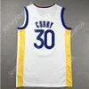Stephen Curry Maglia da basket Klay Thompson Mens Andrew Wiggins Chris Paul 2023 2024 City Maglie Camicia bianca blu 30 Top Ed S - 6XL