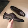 Berluti Mens Dress Shoes Leather Shoes Berlut New Mens Alessandro Galet Leather Shoes Oxford Shoes with Three Joint Carved Pattern Formal Rj