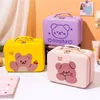 Ins Kawaii Pastel Organizer For Cosmetics Cute Large Capacity Makeup Storage Box Travel Portable Girl Women Cosmetic Bags Cases 240103