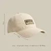 Ball Caps Face Smaller Baseball Cap Vintage Adjustable Curved Brim Sun Hat Letters Embroidered INS Style Peaked Sports Outdoor