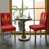Pokrywa krzesła Choinka Czerwona Złota Okładka odcinka 4PCS Elastyczne siedzenie obudowa sliptorscovers jadalnia Dekoracja domu