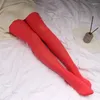 Women Socks 20 Colors Candy Color Warm Sexy Tights 120D Velvet Seamless Pantyhose Female Large Elastic Long Stockings