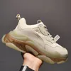 Fashion Casual Shoes Designer Luxury Sneakers triple s Sports Hiking Men Pink Women Platform Trainers Clear Sole Purple Outdoor Sports Jogging Yellow Green Red 36-45