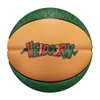 Veidoorn High Quality Rubber Basketball Size 7 Orange Green Sport Ball for Indoor Outdoor 240103