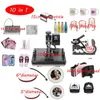 Printers 10 In 1 Combo Multifunctional Double Diaplay Sublimation Machine, Heat Transfer Printer for Cups / Caps / Bottle