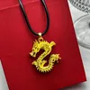 Collier Dragon pour femmes, mascotte porte-bonheur, bijoux décoratifs, cadeau, Style chinois, douze pendentifs Dragon du zodiaque, 2024, 240104