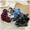 Accessoires de cheveux Mode Femmes Bandes élastiques Gros Chouchous Porte-queue de cheval Bandana Cravates Cravates pour filles Livraison directe Bab Dhowz