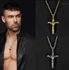 Hanger Kettingen Goud Zilver Rvs Ketting Voor Mannen Mode-sieraden Kruisbeeld Jesus Chain Necklaces19448284