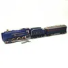 Rolig vuxensamling Retro Wind Up Toy Metal Tin Moving Vintage Rail Train Model Mechanical Clockwork Toy Figures Kids Gift 240104