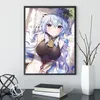 Yeni oyun poster jenshin etkisi ganyu seksi anime duvar sanat tuval oturma odası için yüksek tanımlı resim ev ofis dekorasyonu çerçevesiz 240104